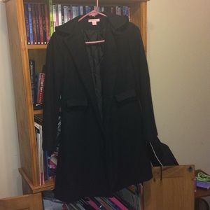 Copper Key girls black trench coat